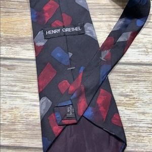 Henry Grethel Italian Silk Tie